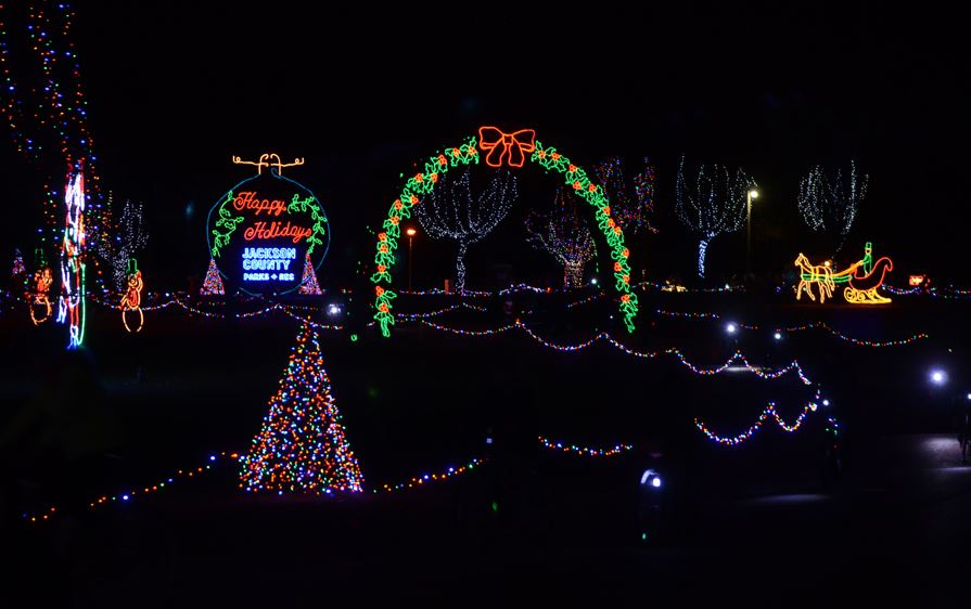 Jackson County Parks + Rec Lights Up Holiday Season With Christmas In