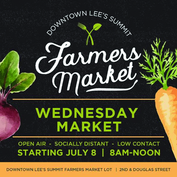 Downtown Lee’s Summit Farmers Market Opening Wednesday Market On