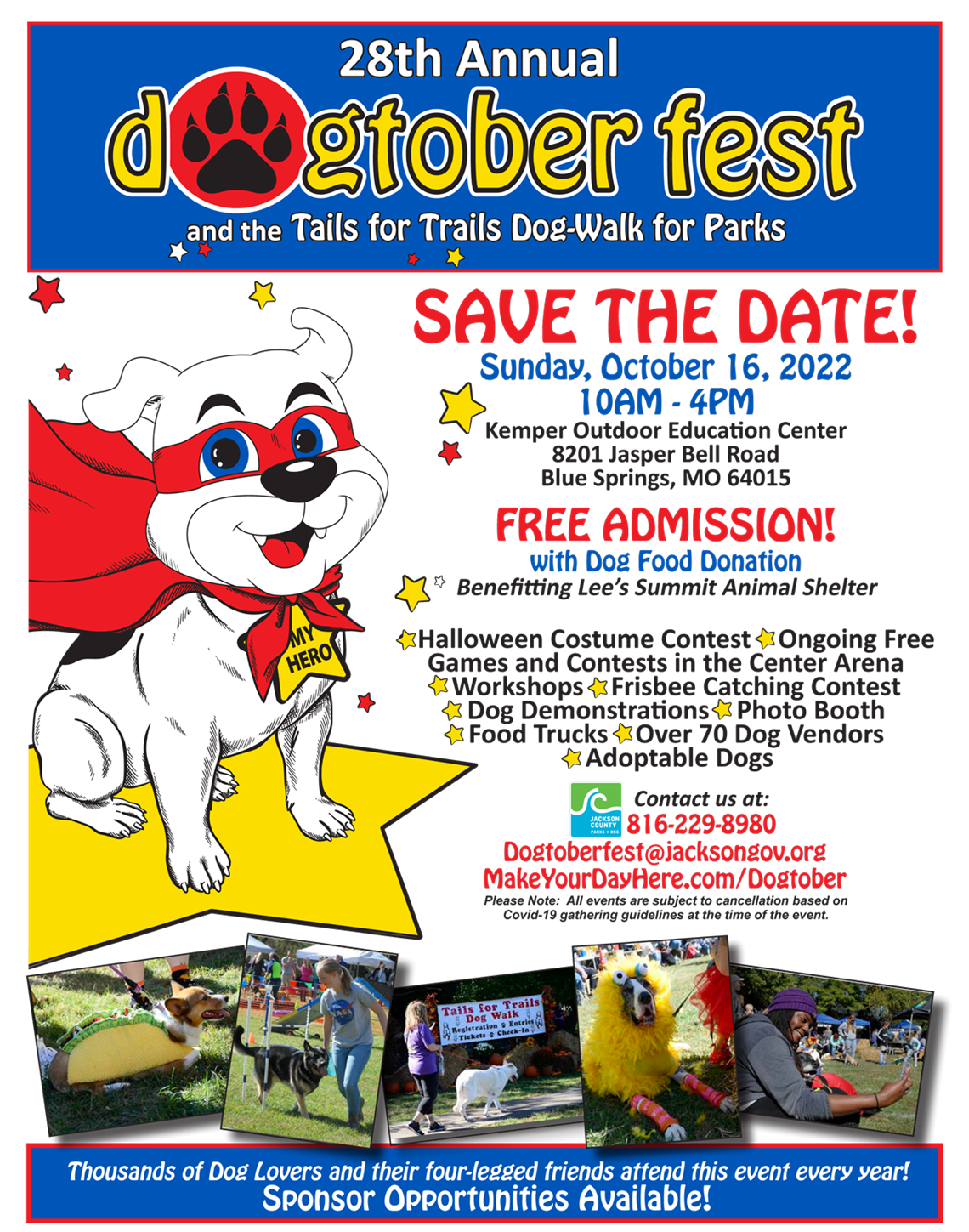 Jackson County Parks + Rec presents 28th Annual Dogtober Fest Lee's