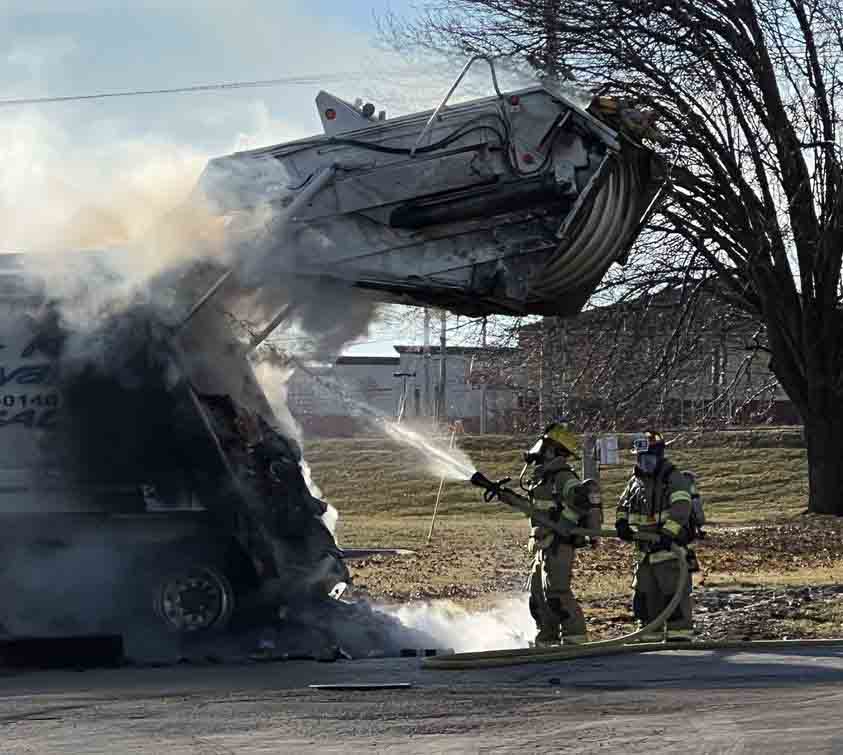 Trash Truck Fire Lee's Summit Tribune